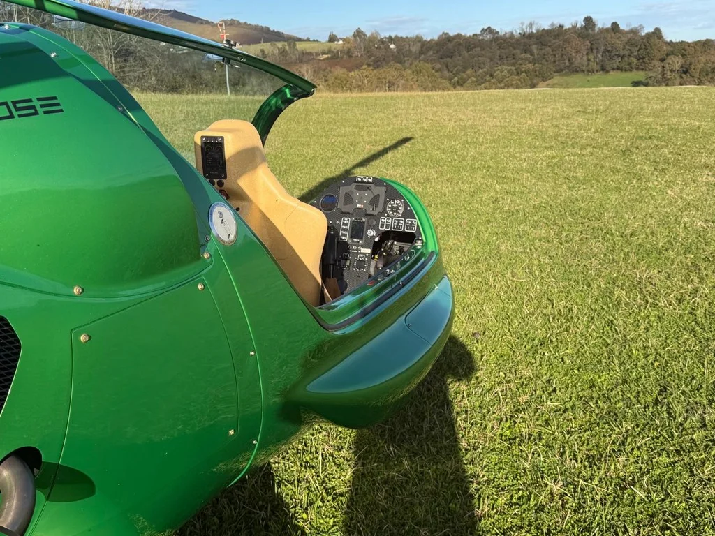 Aérodrome de Escary-Aramits emplacement co-pilote